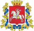 Герб Витебской области на белом фоне